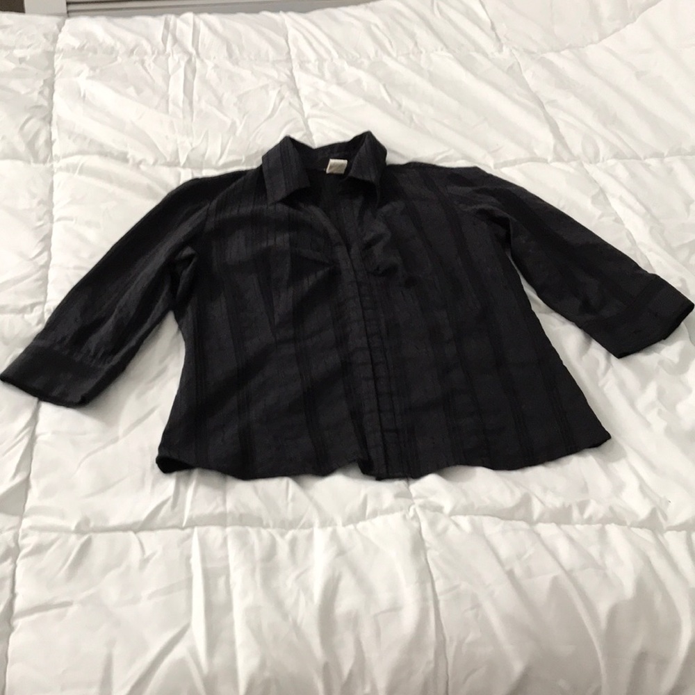 Black dress shirt
